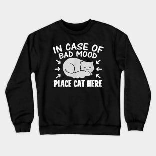 Funny Cat  Cute Kitty Retro Intage Cat Mom Cats Crewneck Sweatshirt